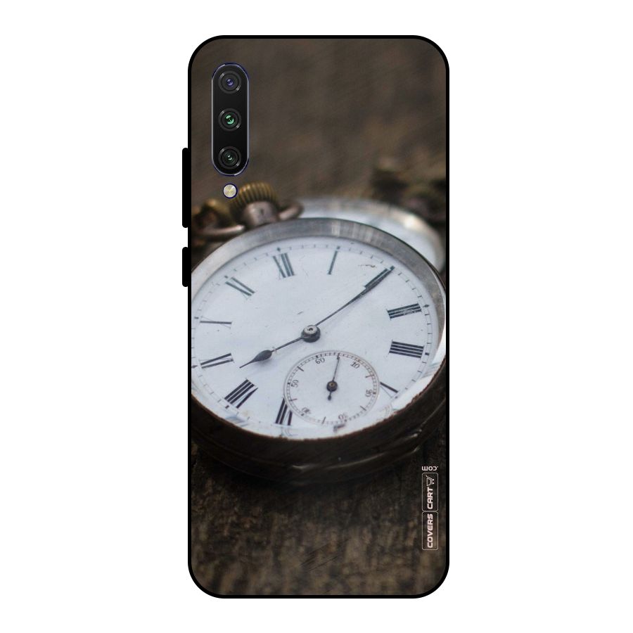 Vintage Clock Metal Back Case for Mi A3