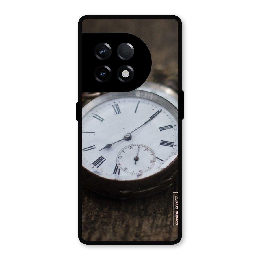 Vintage Clock Metal Back Case for OnePlus 11R
