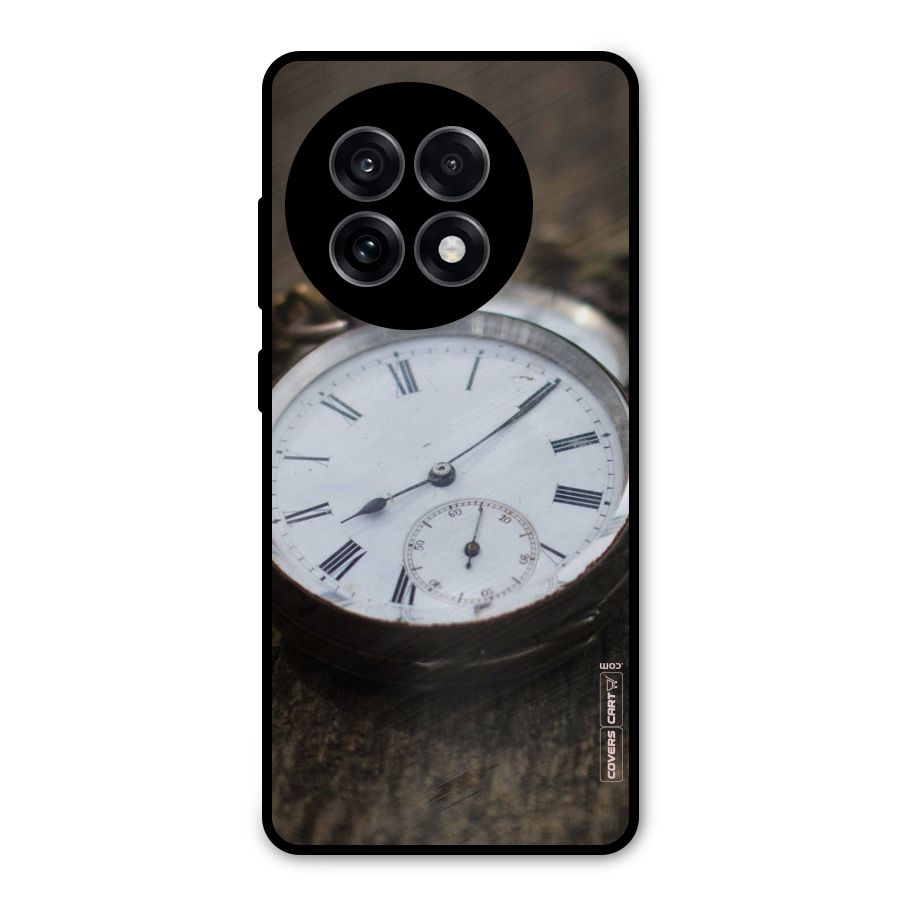 Vintage Clock Metal Back Case for OnePlus 13R