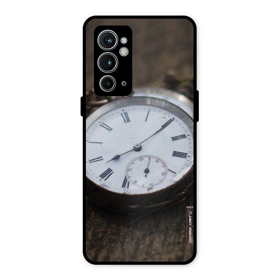 Vintage Clock Metal Back Case for OnePlus 9RT 5G