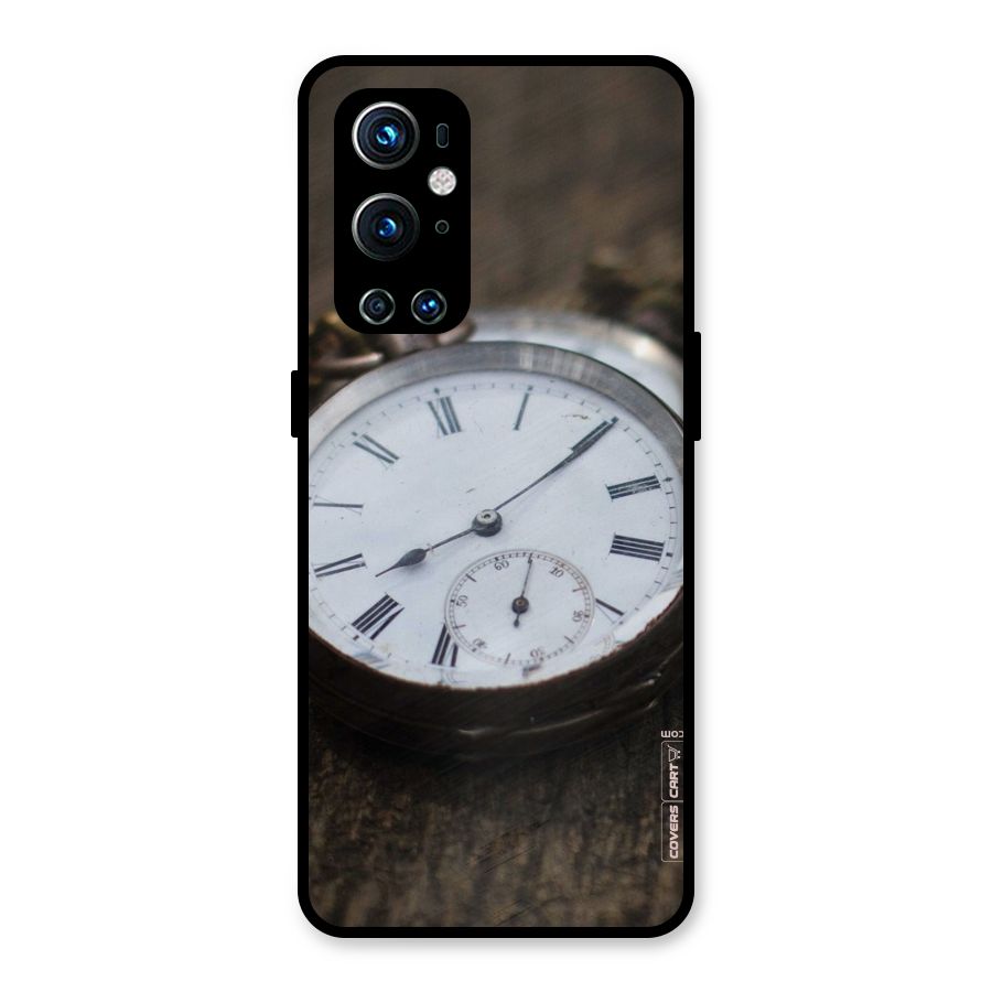 Vintage Clock Metal Back Case for OnePlus 9 Pro