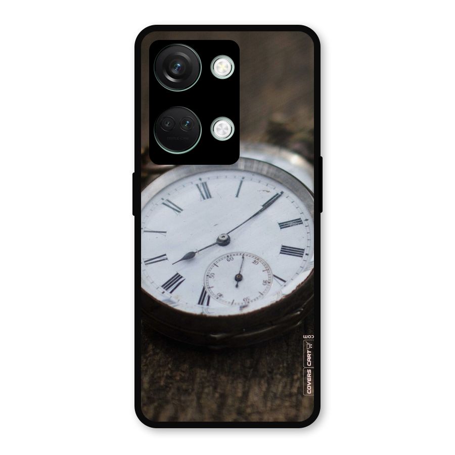 Vintage Clock Metal Back Case for OnePlus Nord 3