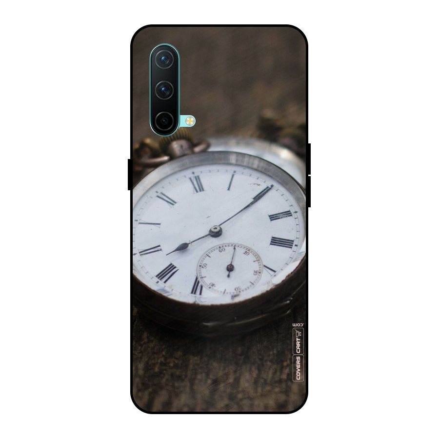 Vintage Clock Metal Back Case for OnePlus Nord CE 5G