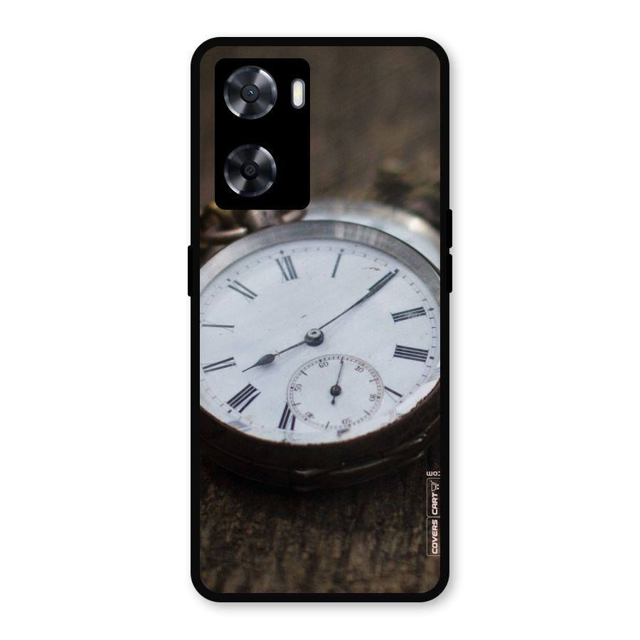 Vintage Clock Metal Back Case for OnePlus Nord N20 SE