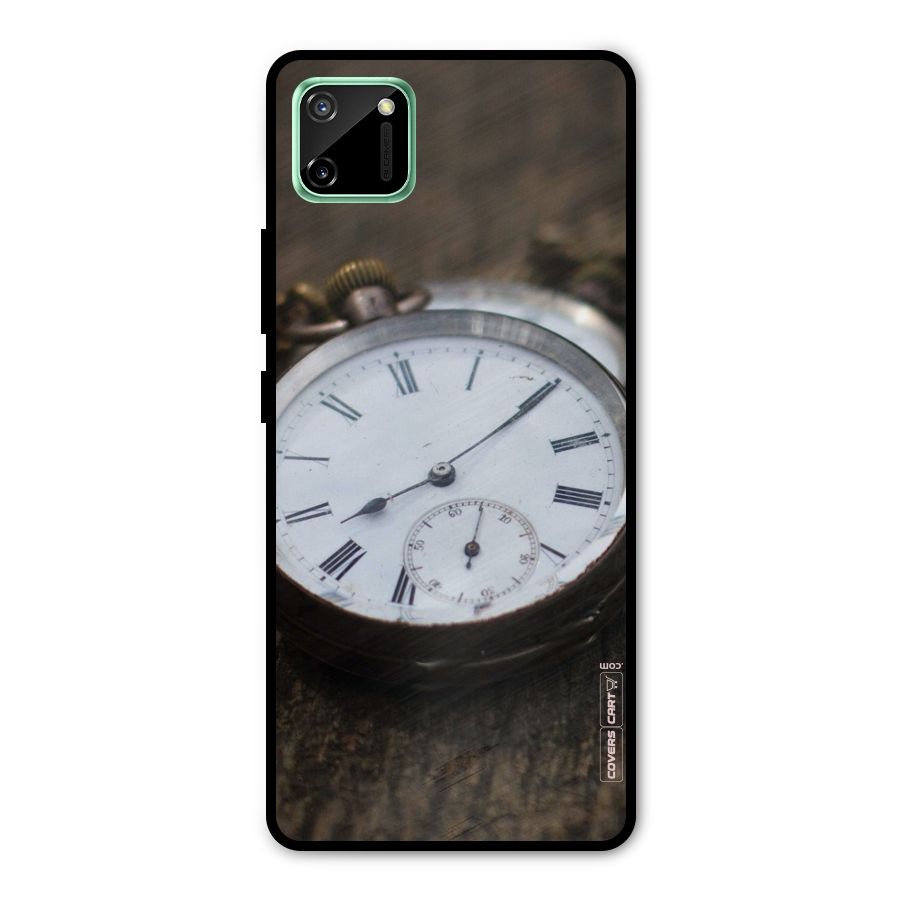 Vintage Clock Metal Back Case for Realme C11