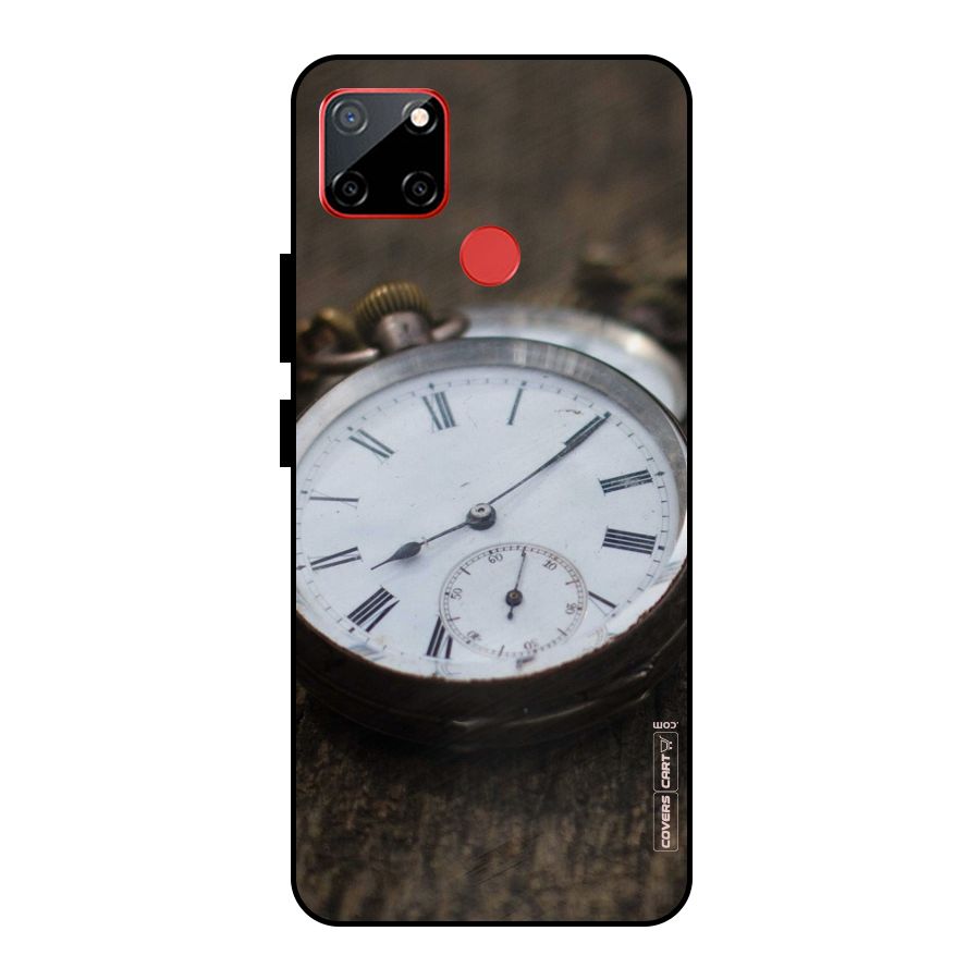 Vintage Clock Metal Back Case for Realme C12