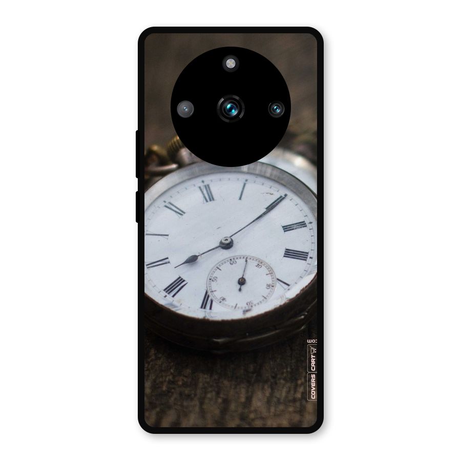 Vintage Clock Metal Back Case for Realme Narzo 60 Pro