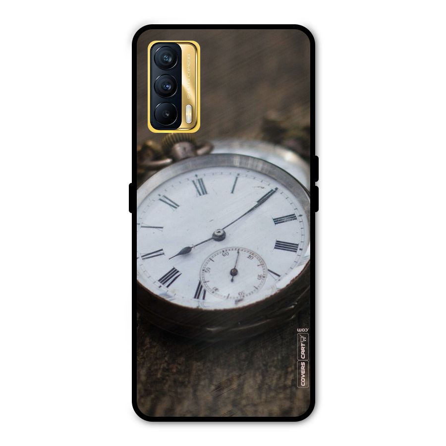 Vintage Clock Metal Back Case for Realme X7