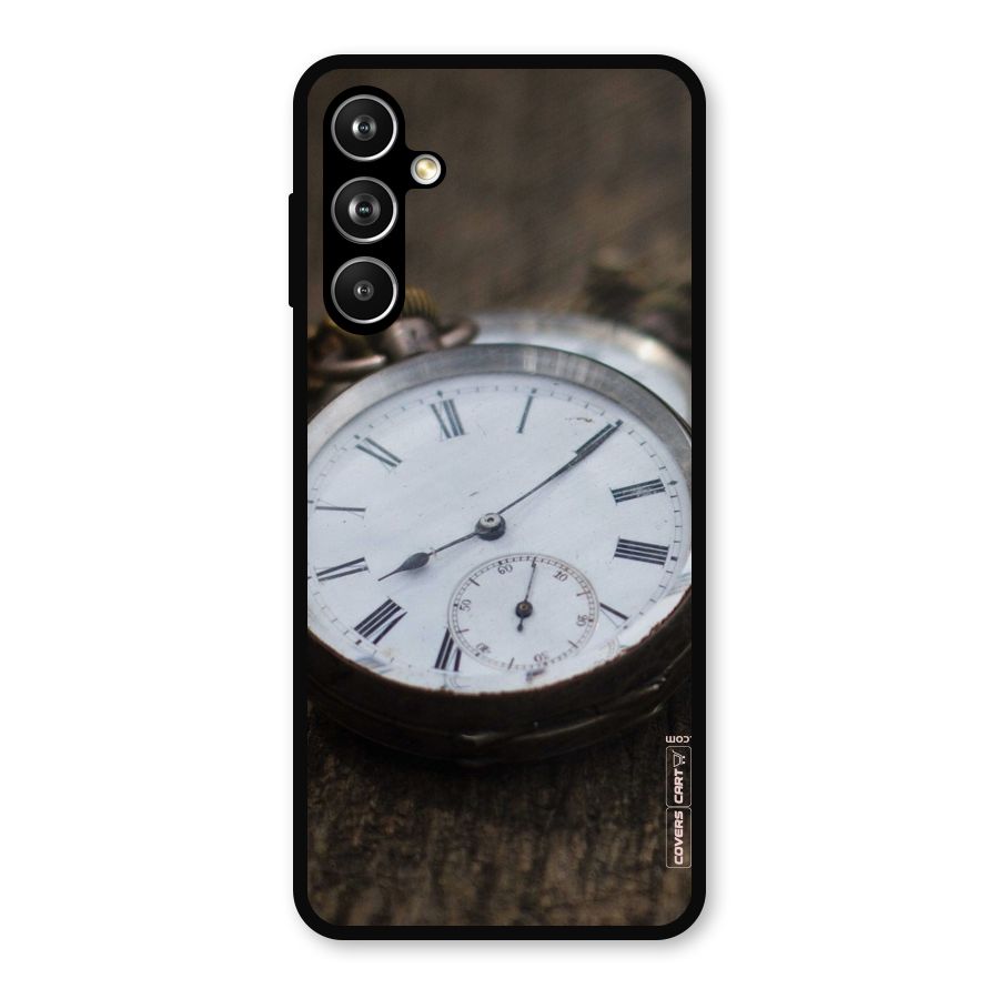 Vintage Clock Metal Back Case for Samsung Galaxy M54