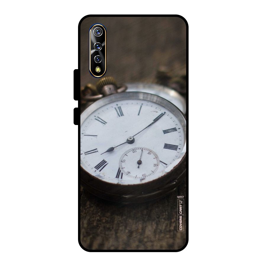 Vintage Clock Metal Back Case for Vivo S1