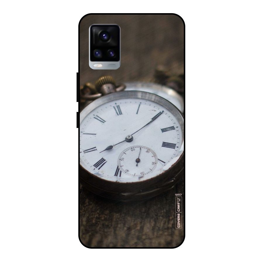 Vintage Clock Metal Back Case for Vivo V20