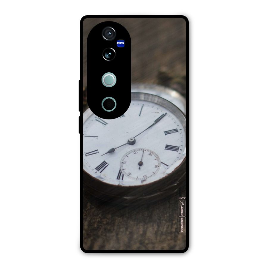 Vintage Clock Metal Back Case for Vivo V40