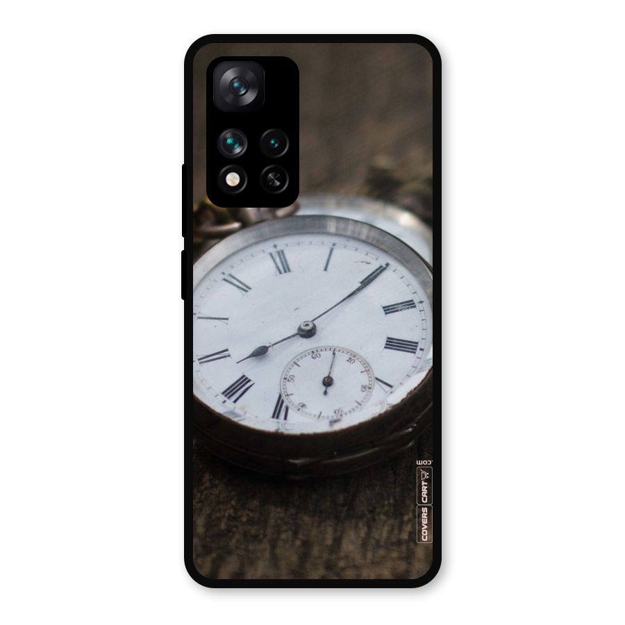 Vintage Clock Metal Back Case for Xiaomi 11i Hypercharge 5G