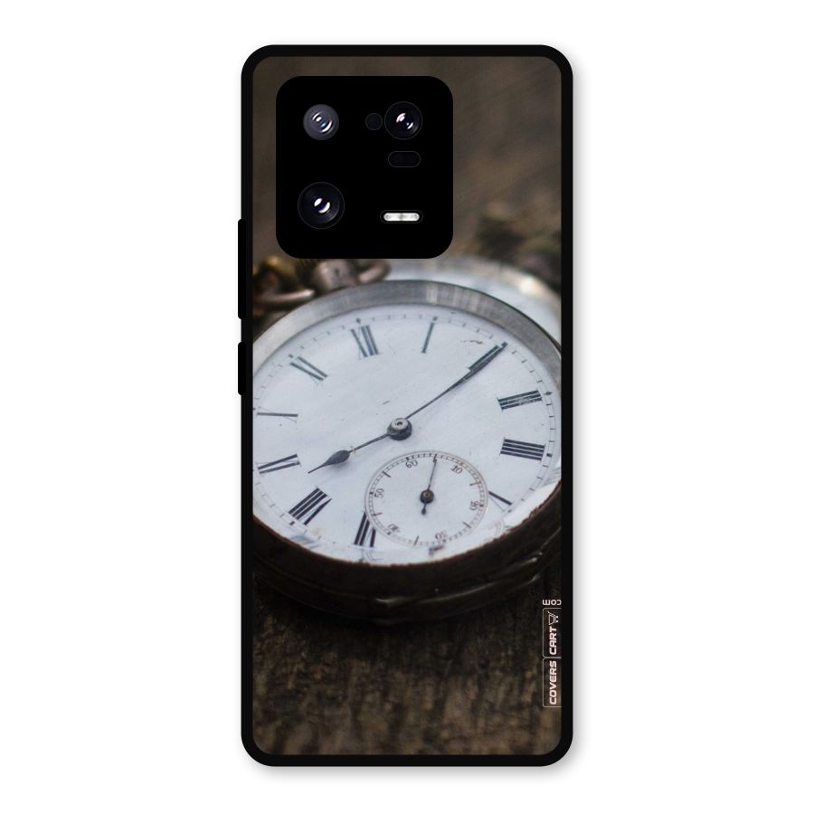 Vintage Clock Metal Back Case for Xiaomi 13 Pro