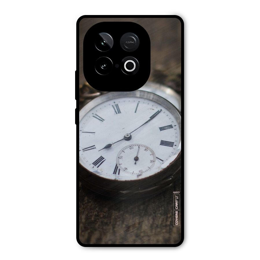 Vintage Clock Metal Back Case for iQOO Neo 10