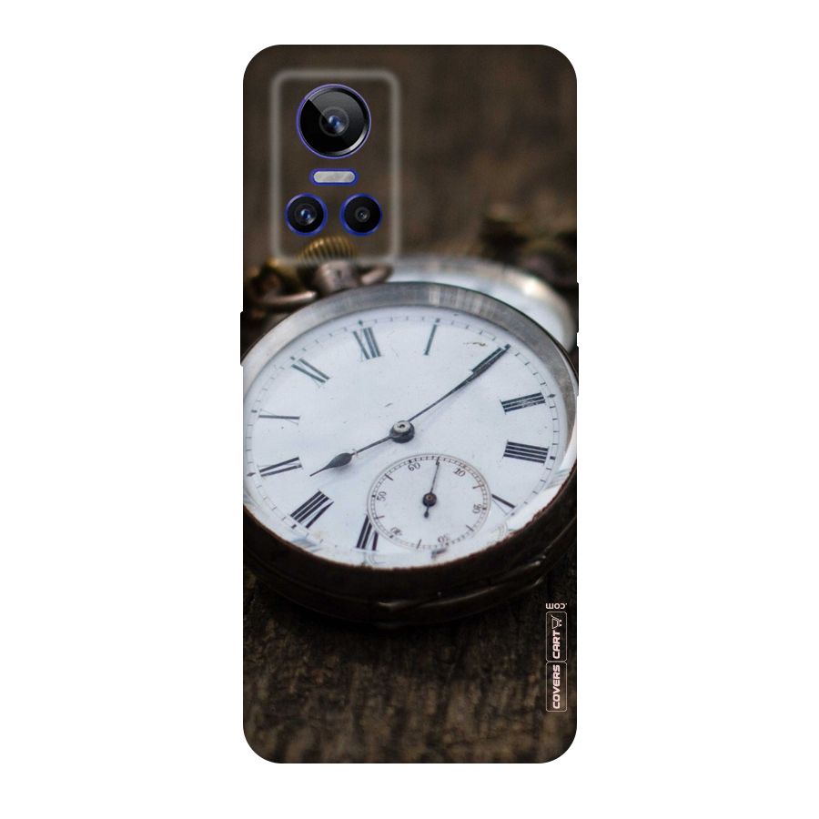 Vintage Clock Original Polycarbonate Back Case for Realme GT Neo 3