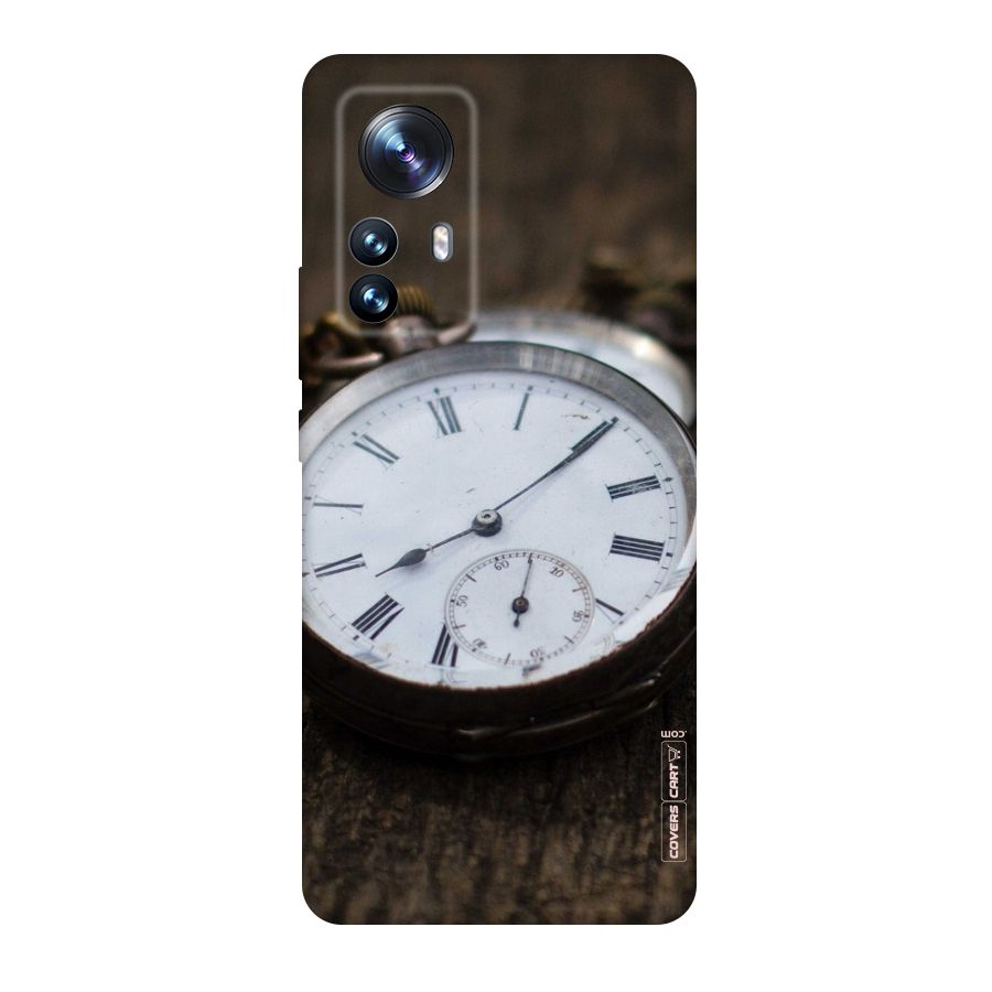 Vintage Clock Original Polycarbonate Back Case for Xiaomi 12 Pro