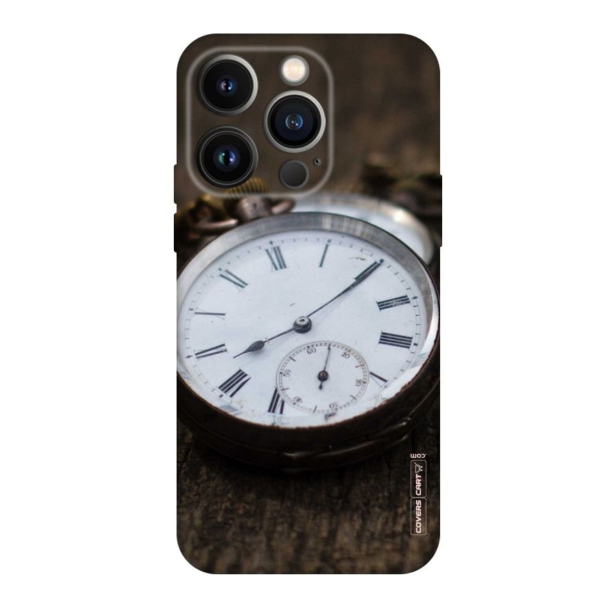 Vintage Clock Original Polycarbonate Back Case for iPhone 14 Pro