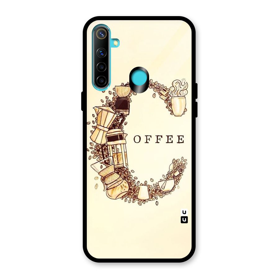 Vintage Coffee Glass Back Case for Realme Narzo 10