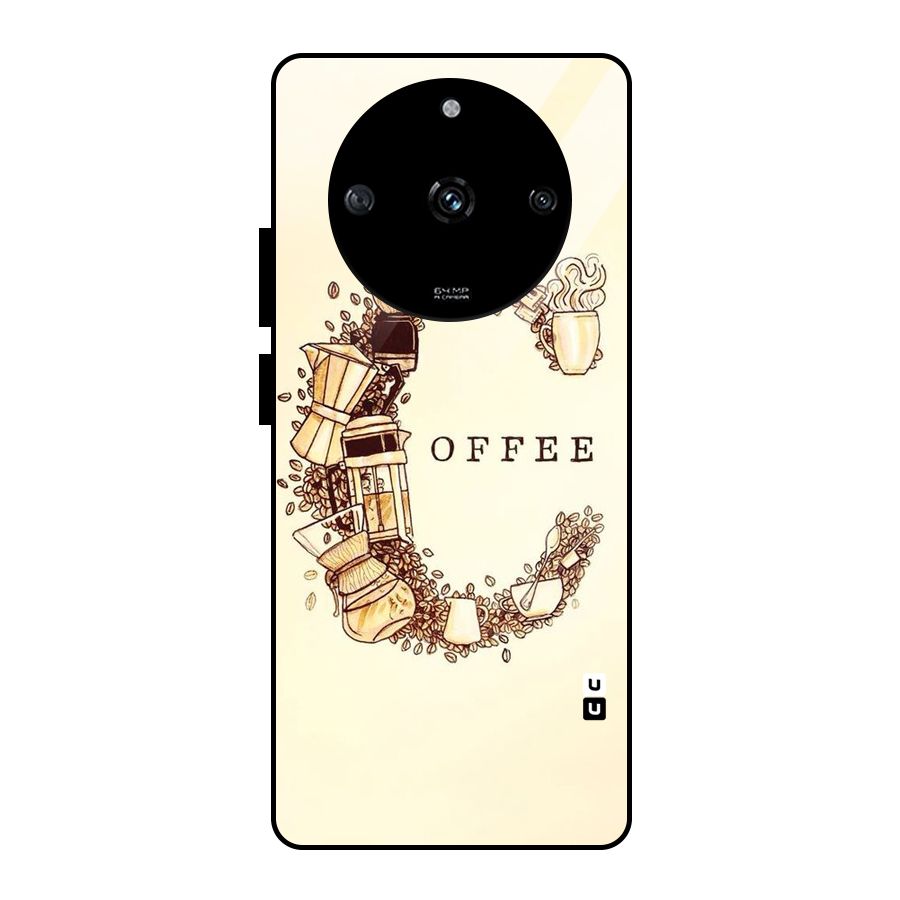 Vintage Coffee Glass Back Case for Realme Narzo 60 5G