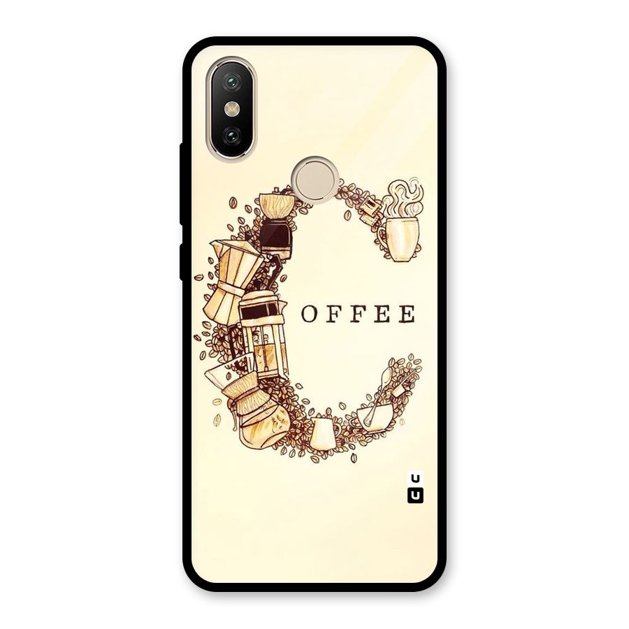 Vintage Coffee Glass Back Case for Redmi A2