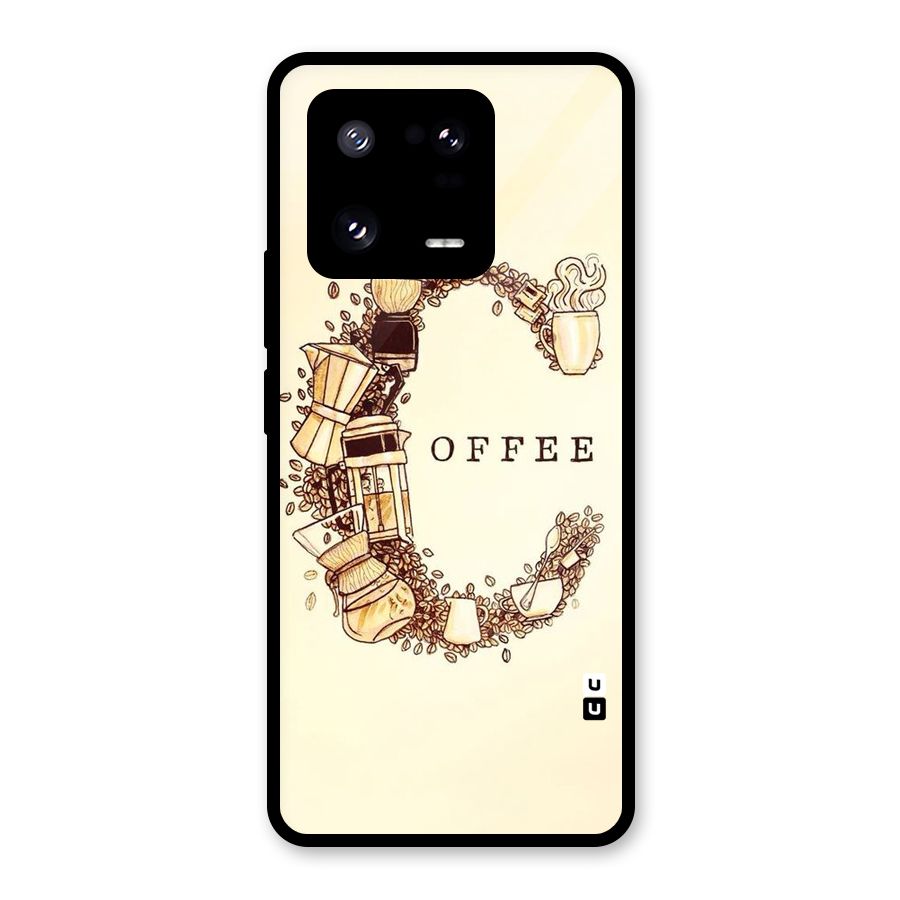 Vintage Coffee Glass Back Case for Xiaomi 13 Pro