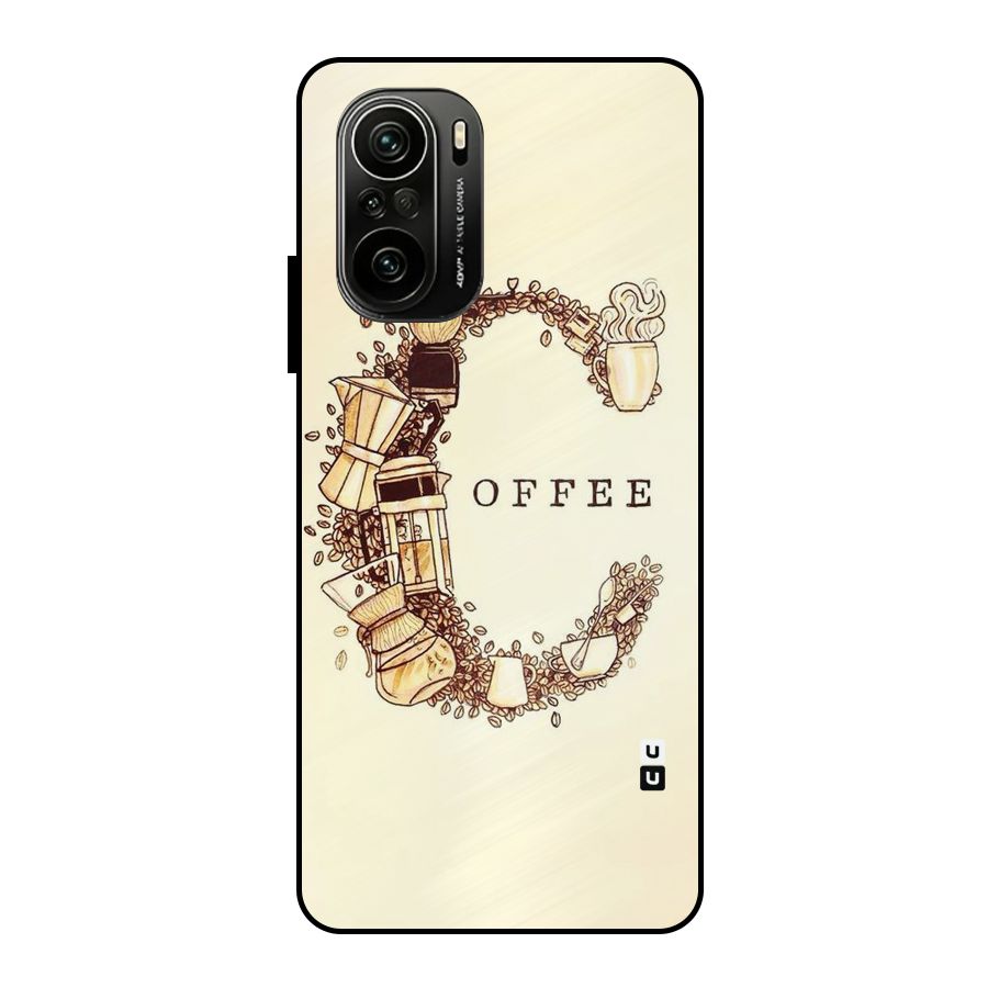 Vintage Coffee Metal Back Case for Mi 11x