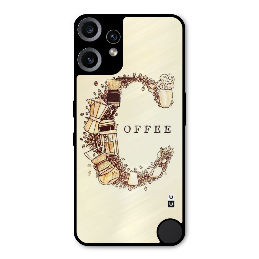 Vintage Coffee Metal Back Case for Nothing CMF Phone 2 Pro