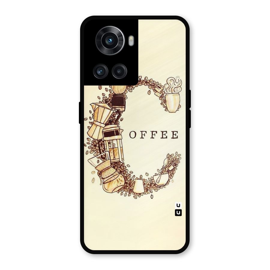 Vintage Coffee Metal Back Case for OnePlus 10R