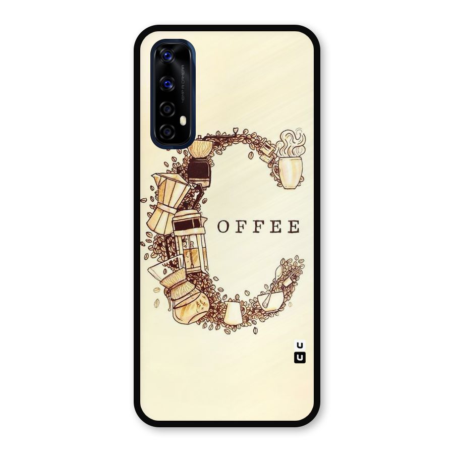 Vintage Coffee Metal Back Case for Realme Narzo 20 Pro