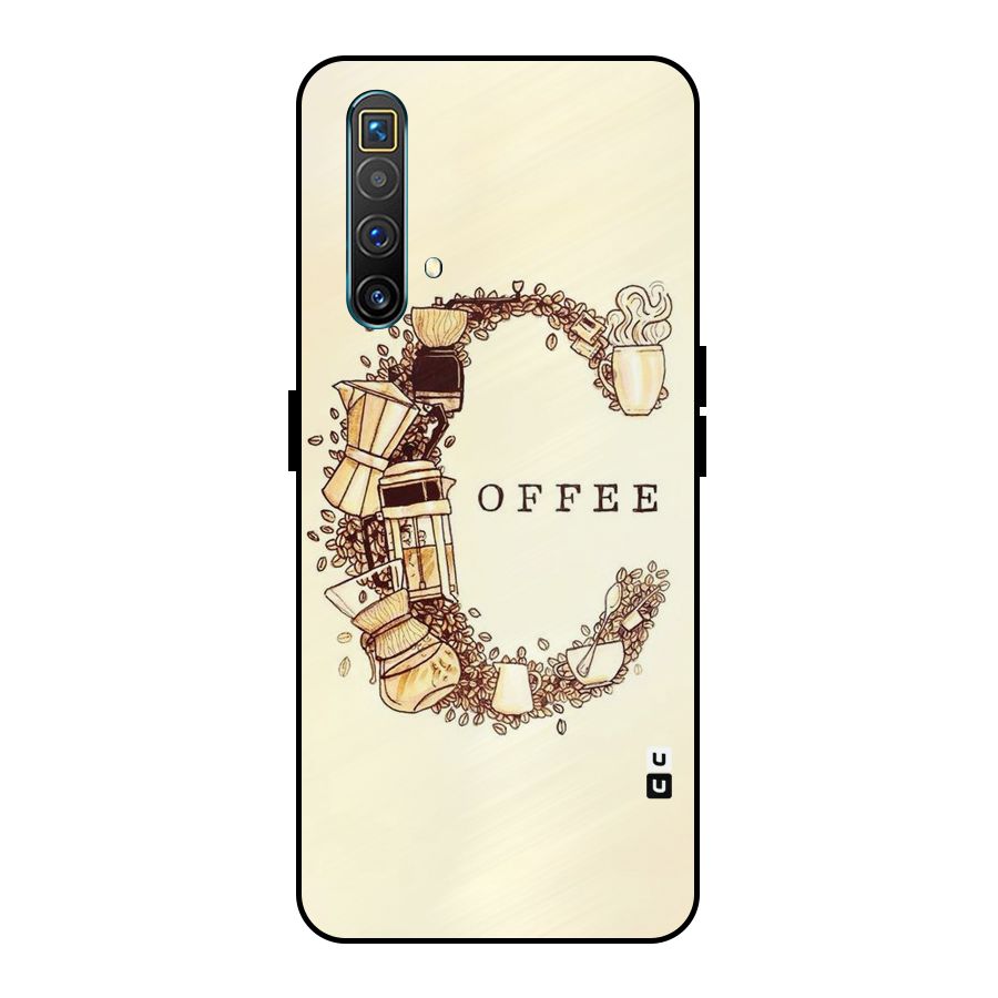 Vintage Coffee Metal Back Case for Realme X3 SuperZoom