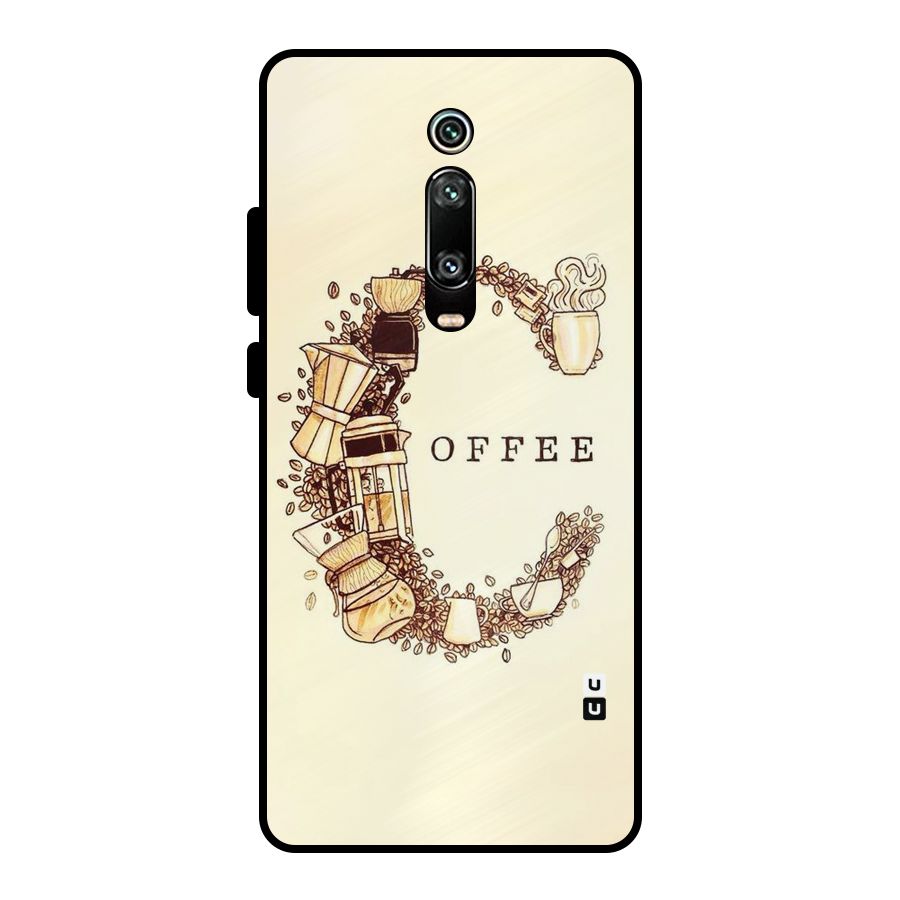 Vintage Coffee Metal Back Case for Redmi K20 Pro