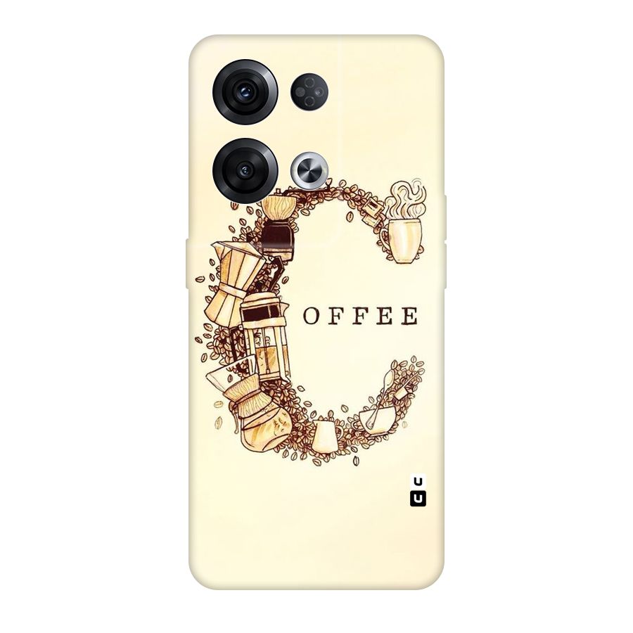 Vintage Coffee Original Polycarbonate Back Case for Oppo Reno8 Pro 5G