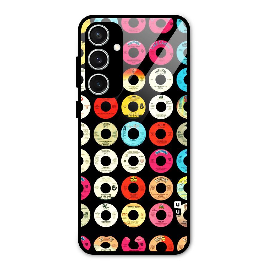 Vintage Collection CDs Glass Back Case for Galaxy S23 FE