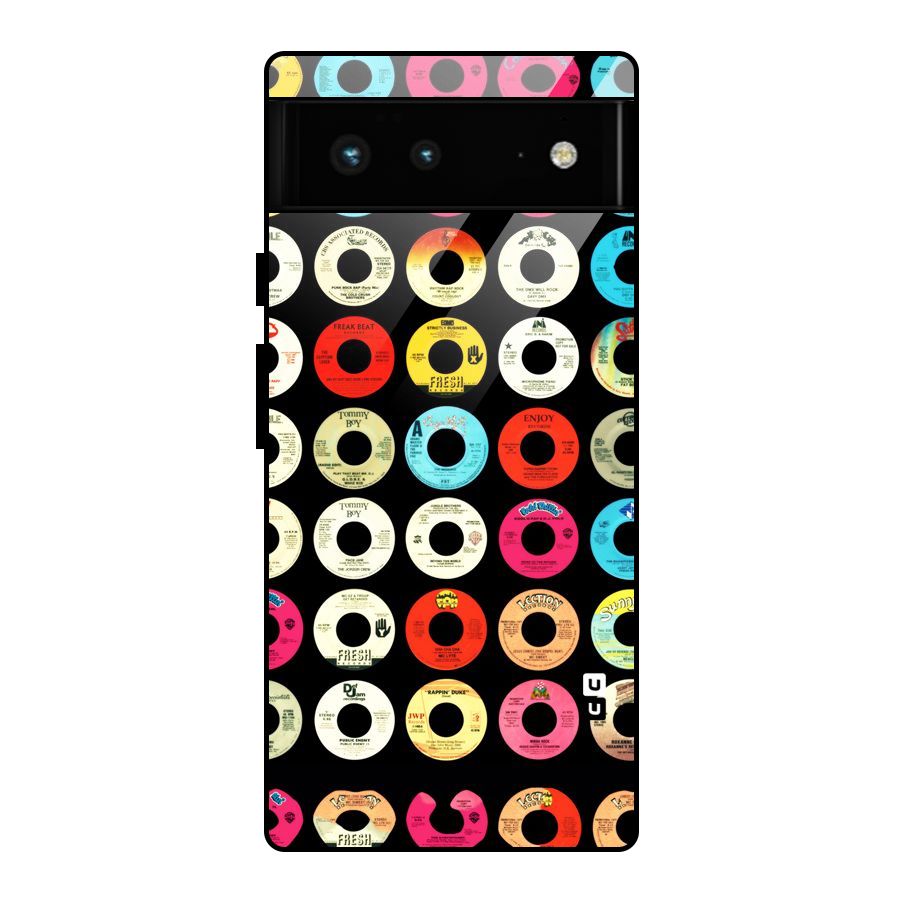 Vintage Collection CDs Glass Back Case for Google Pixel 6