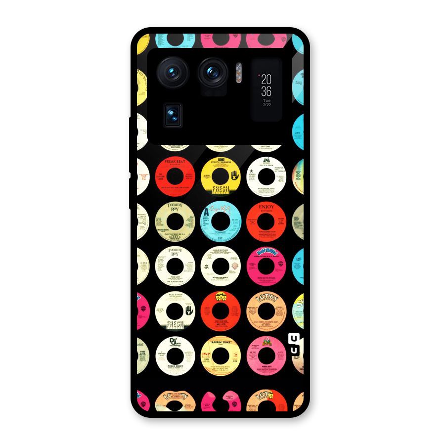 Vintage Collection CDs Glass Back Case for Mi 11 Ultra