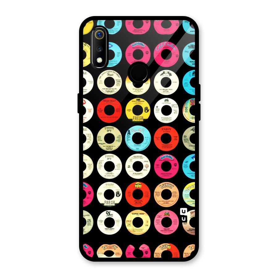 Vintage Collection CDs Glass Back Case for Realme 3i