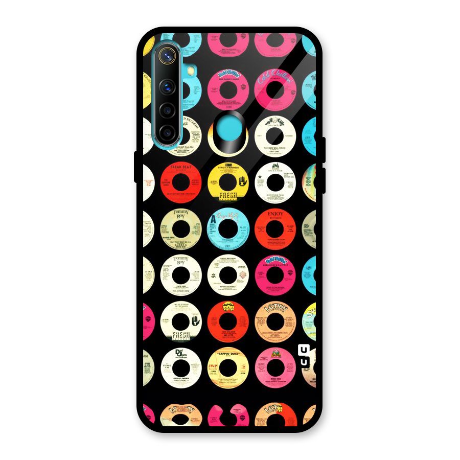 Vintage Collection CDs Glass Back Case for Realme 5i