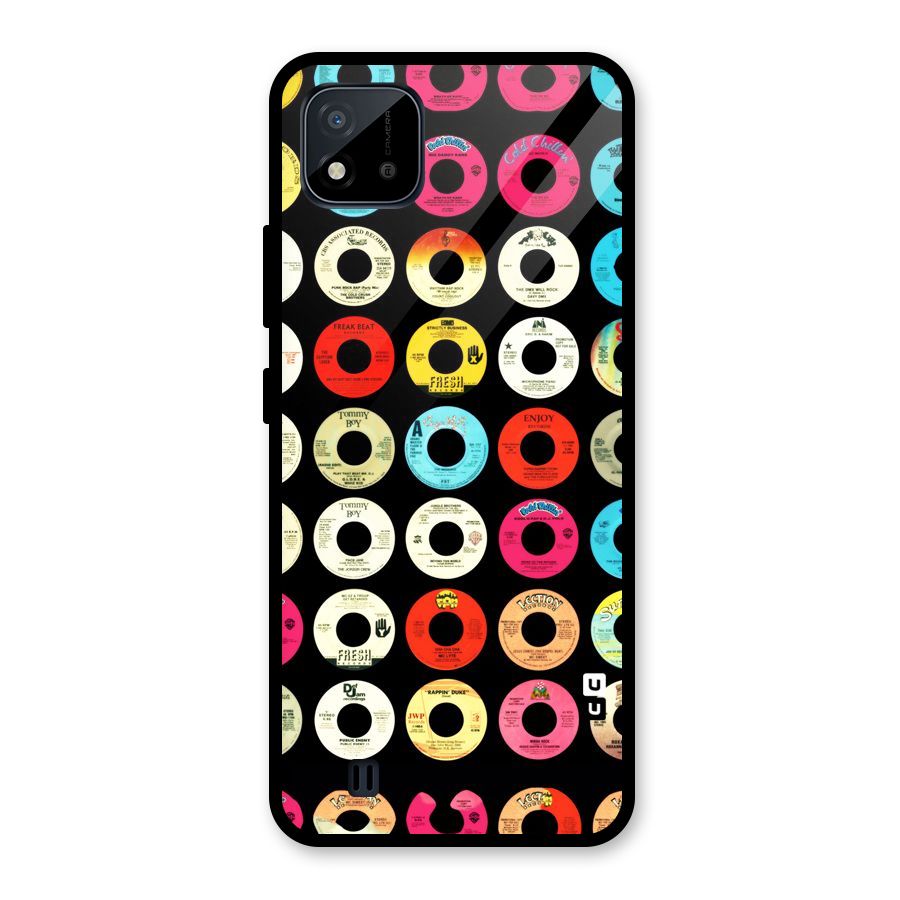 Vintage Collection CDs Glass Back Case for Realme C11 2021