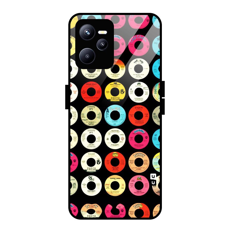 Vintage Collection CDs Glass Back Case for Realme C35