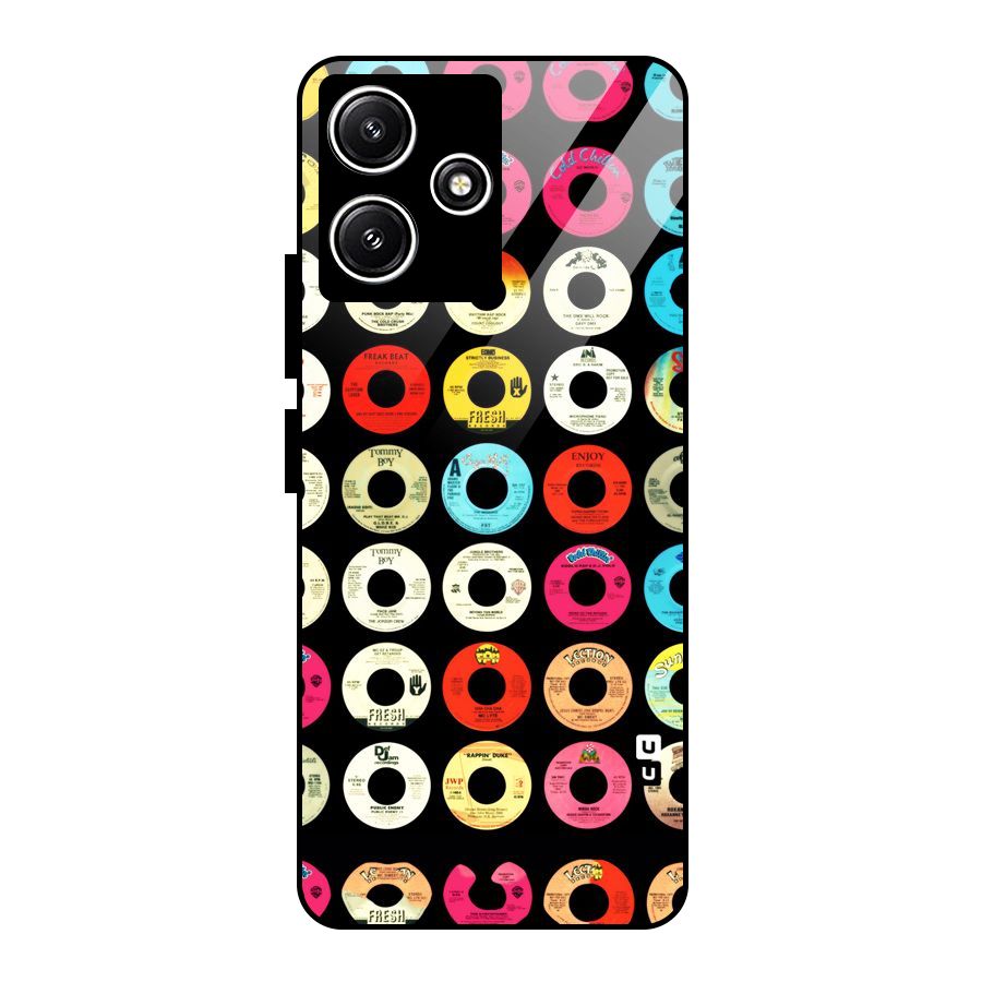 Vintage Collection CDs Glass Back Case for Redmi 12 5G