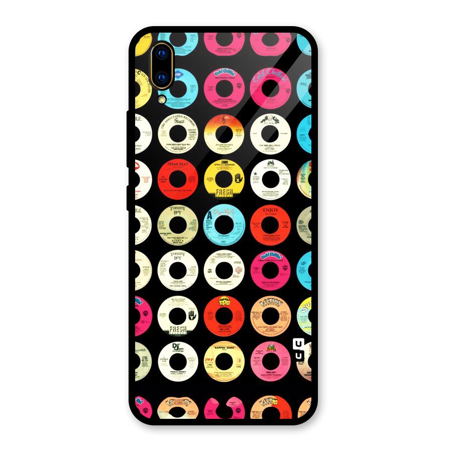 Vintage Collection CDs Glass Back Case for Vivo V11 Pro