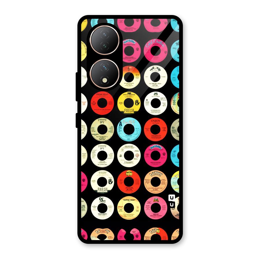 Vintage Collection CDs Glass Back Case for Vivo Y100A