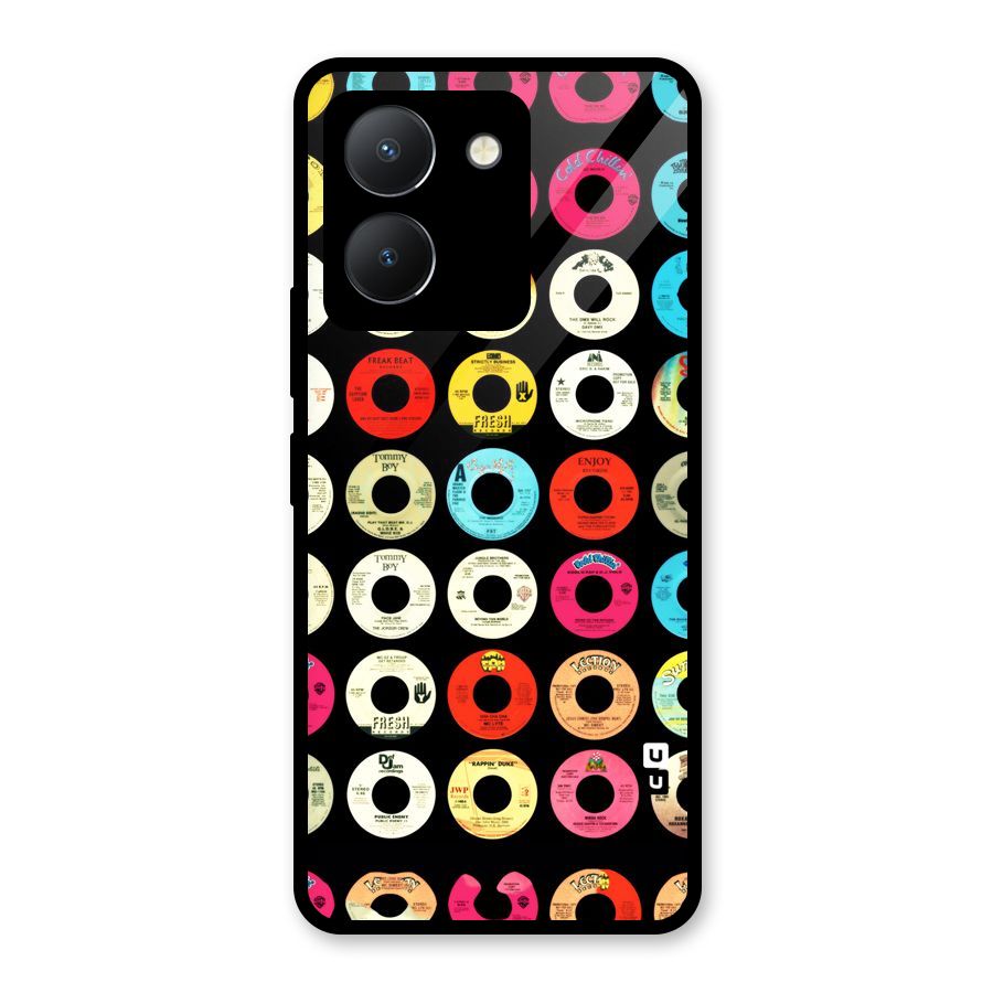 Vintage Collection CDs Glass Back Case for Vivo Y36