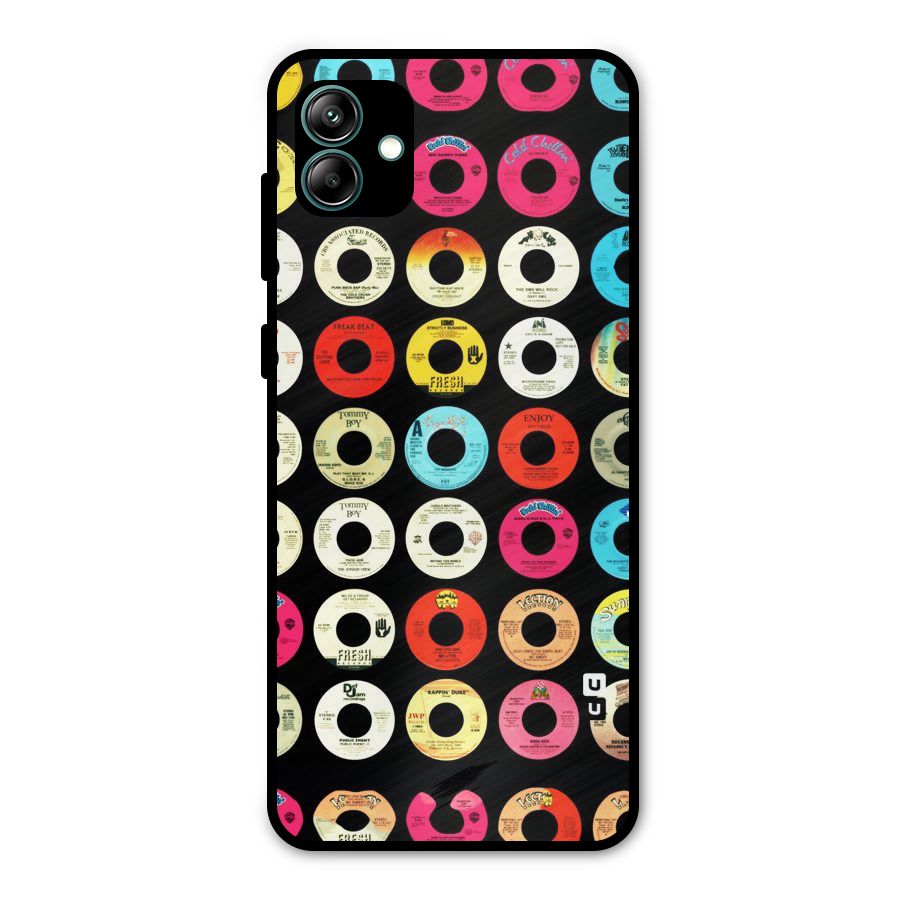 Vintage Collection CDs Metal Back Case for Galaxy A04
