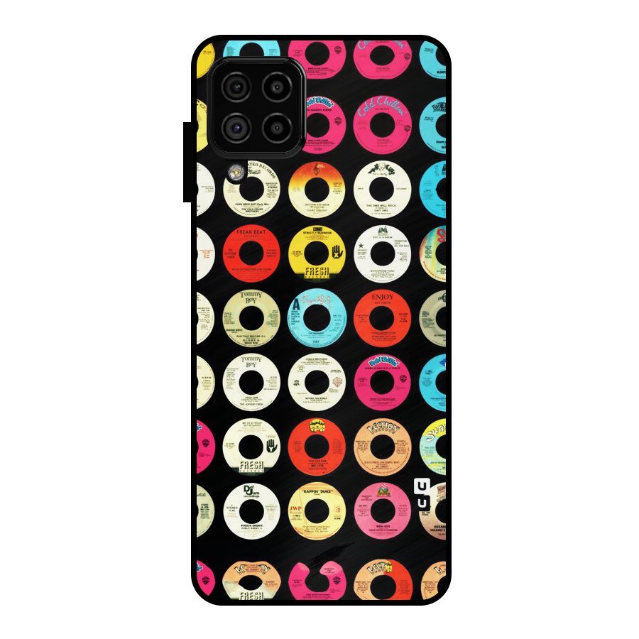 Vintage Collection CDs Metal Back Case for Galaxy A22 4G