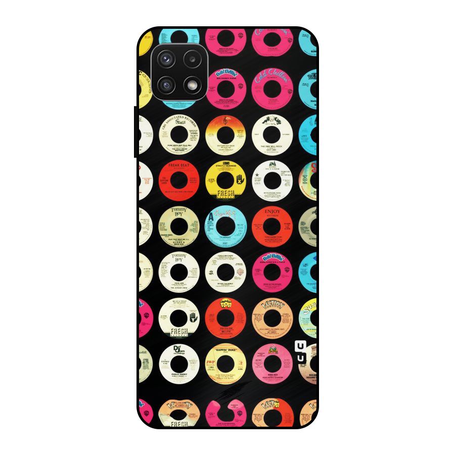 Vintage Collection CDs Metal Back Case for Galaxy A22 5G