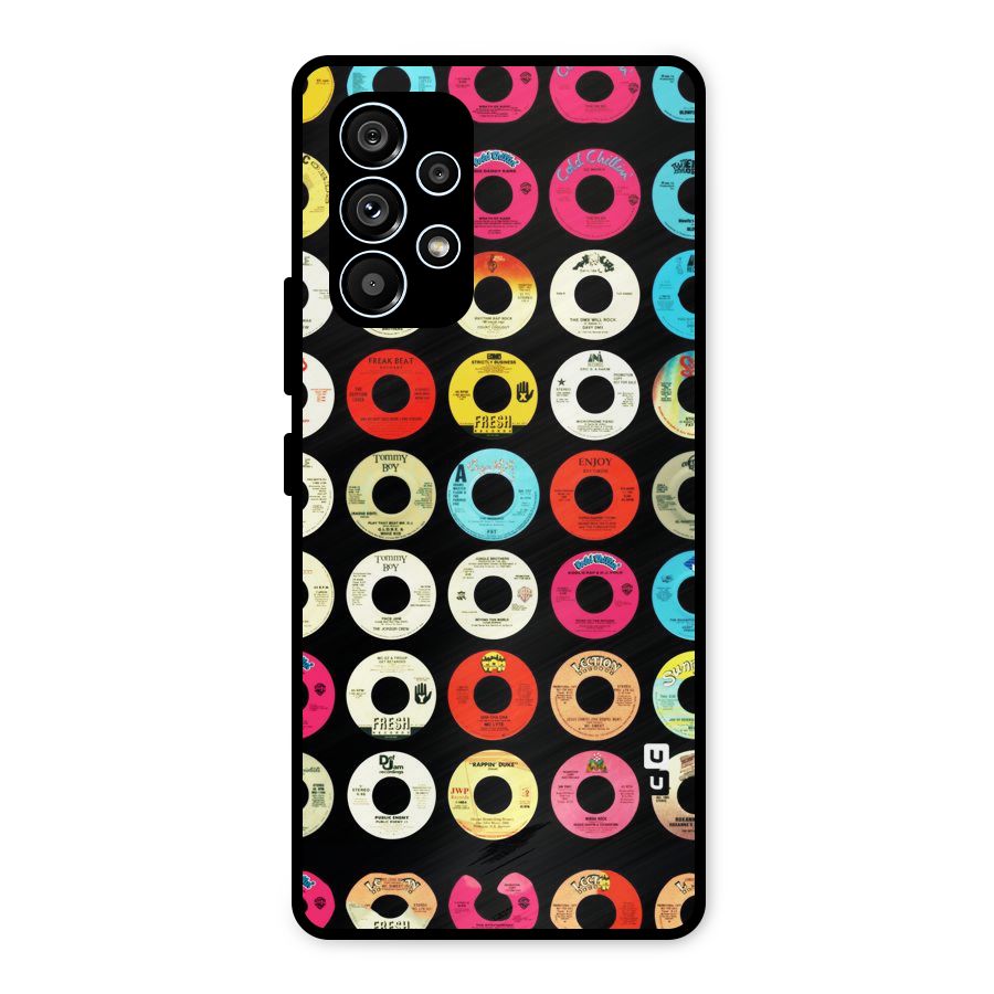 Vintage Collection CDs Metal Back Case for Galaxy A53 5G
