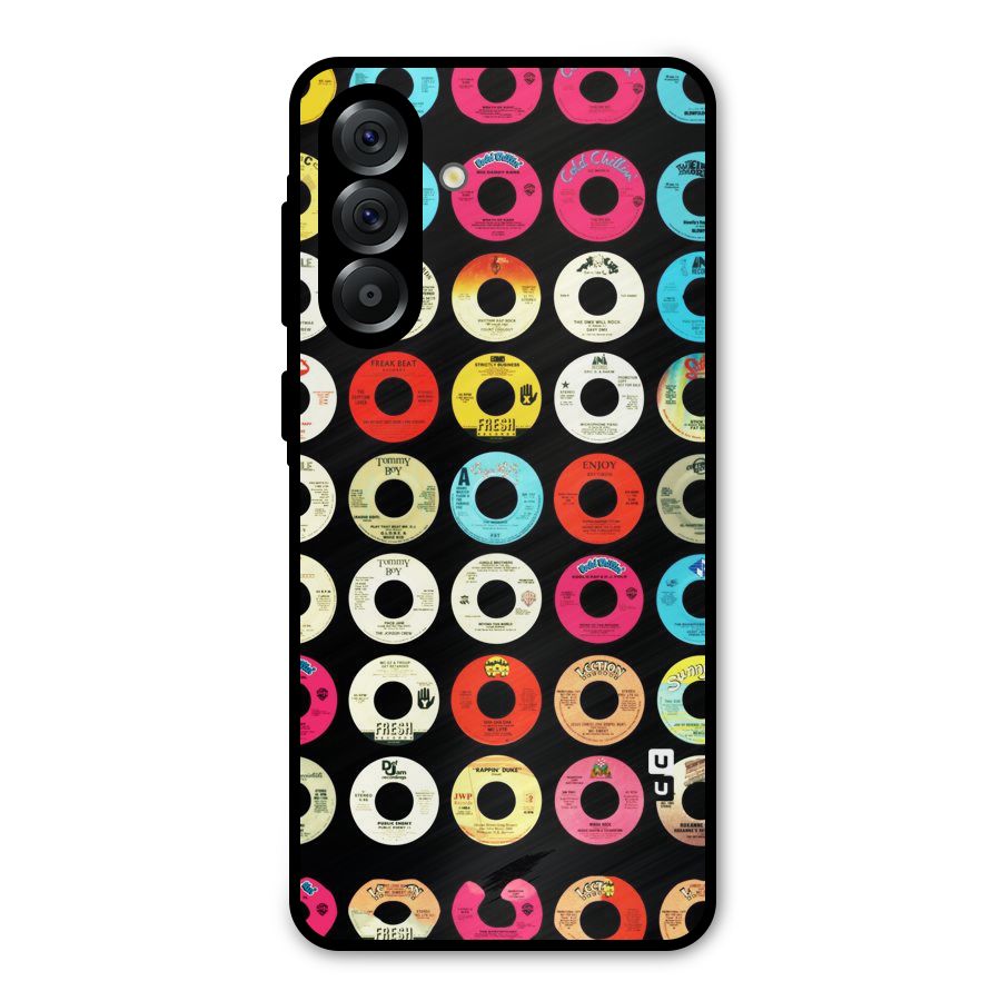Vintage Collection CDs Metal Back Case for Galaxy A56