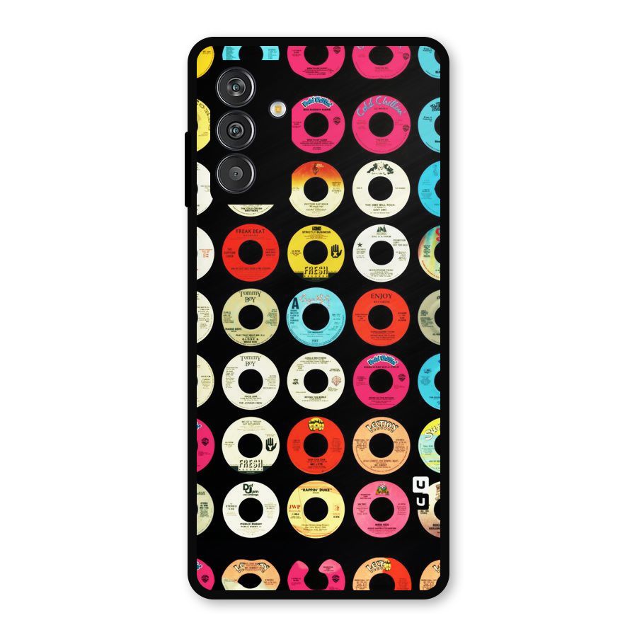 Vintage Collection CDs Metal Back Case for Galaxy F13